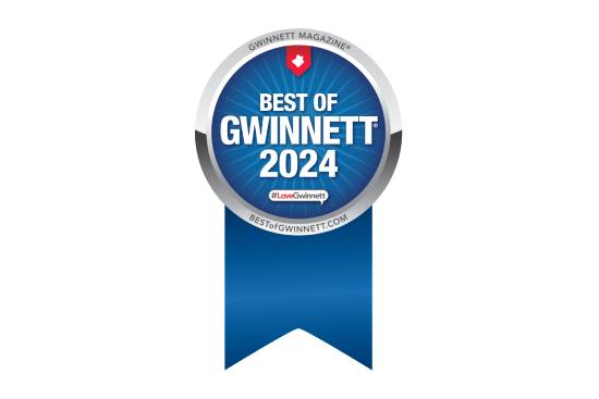 Best of Gwinnett for 24 Years<br />
