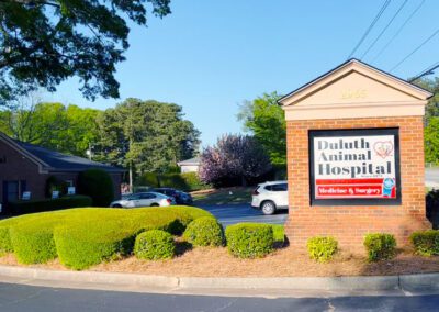 Duluth Animal Hospital sign